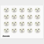 kat ronde sticker (Vel)
