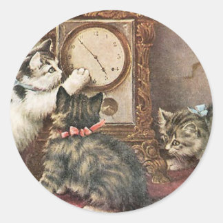 Kat Ronde Sticker