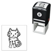 Kat Rubber Stamp Zelfinktende Stempel (In situ)