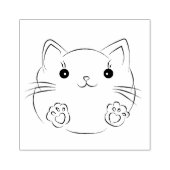 kat rubberstempel (Afrduk)