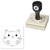 kat 	rubberstempel (Gestempeld)