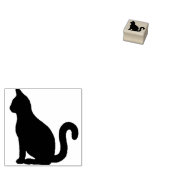 Kat, schattig kat, dierenvriend 	rubberstempel (Gestempeld)