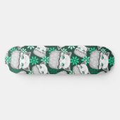 Kat Schattige en speels piekend uit een broekzak Skateboard (Horizontaal)