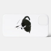 Kat Schilder zwart-wit kat Case-Mate iPhone Case (Achterkant (horizontaal))