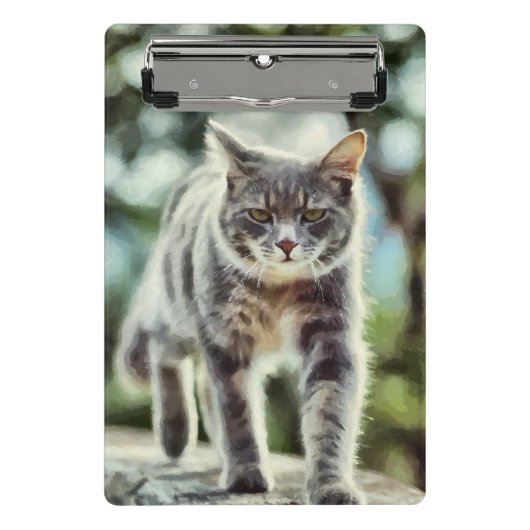 Kat schilderen mini klembord (Voorkant)