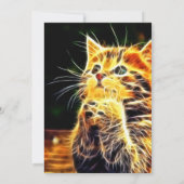 Kat-schilderij Kaart (Achterkant)