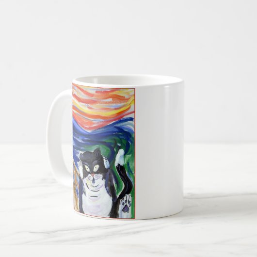 Kat Scream Mok (Voorkant links)