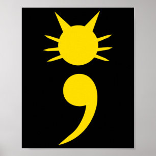 Kat Semicolon May Mental Health Awareness Maand Poster