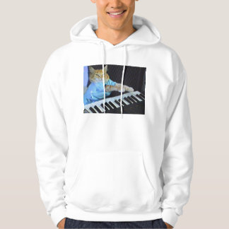 Kat-shirt voor toetsenbord! hoodie