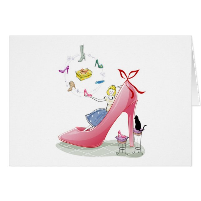 Kat Shoe Lady (Voorkant Horizontaal)