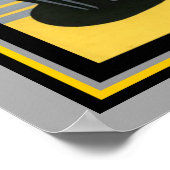 Kat-Show- Art Deco- 16 x 20 Poster (Hoek)