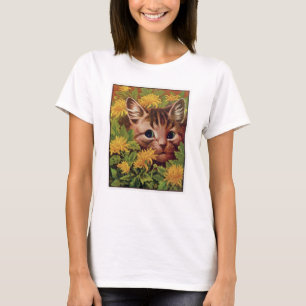 Kat Show Briefkaart Louis Wain Illustratie T-shirt