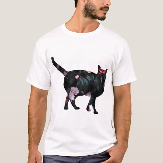 Kat Silhouet 2 T-shirt (Voorkant)