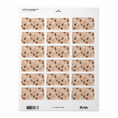 Kat silhouet etiket (Full Sheet)