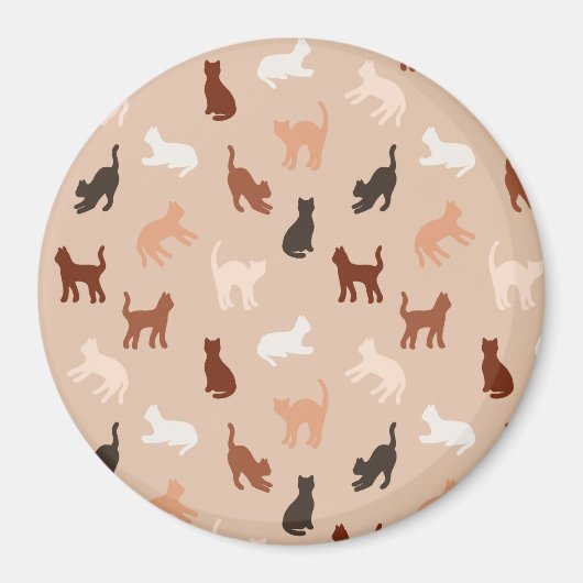 Kat silhouet magneet (Voorkant)