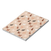 Kat silhouet notitieblok (Gedraaid)