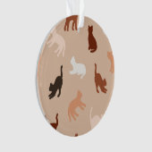 Kat silhouet ornament (voorkant)