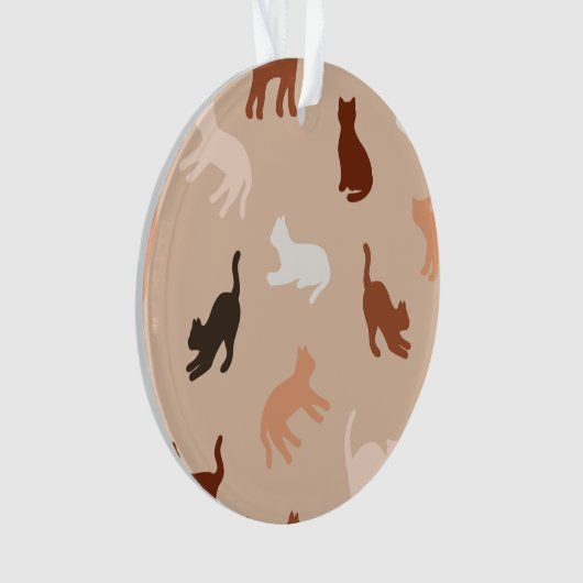 Kat silhouet ornament (voorkant)