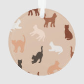 Kat silhouet ornament (achterkant)