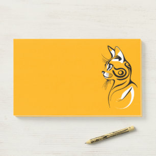 Kat silhouet post-it® notes