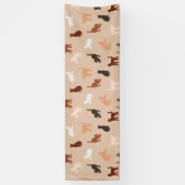 Kat silhouet spandoek (Verticaal)