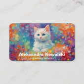 Kat Sitting Services Visitekaartje (Voorkant)