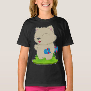 Kat Skater Skateboard T-shirt