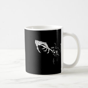 Kat Skeleton Hand Boop Halloween Katten Lover Pet Koffiemok