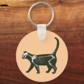 Kat Skeleton Sleutelhanger (Voorkant)