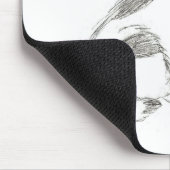 Kat Sketch Mousepad Muismat (Hoek)