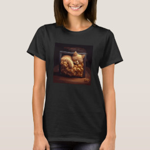 Kat slaap mac en kaas t-shirt