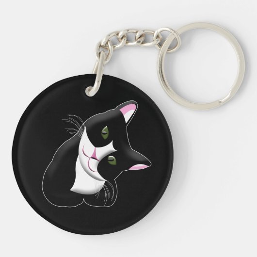 Kat Sleutelhanger (Achterkant)