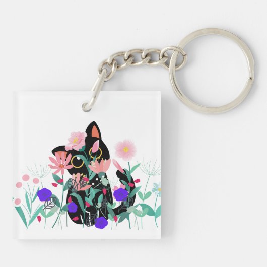 Kat Sleutelhanger (Achterkant)