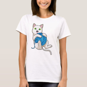 Kat Speelt met Wol T-shirt