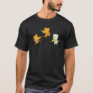 Kat Speelt Viool Cello Kat Violist Cello Spelen T-shirt