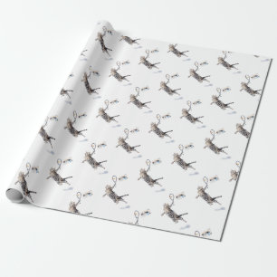 Kat-speltennis Cadeaupapier