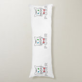 Kat Spint Lichaamskussen (Voorkant Verticaal)