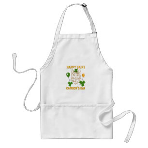 Kat St. Patrick's Day for Cat Lover Standaard Schort