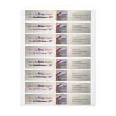 Kat Steals je Silver-kerstretouradres (Vel)