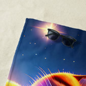 Kat-stel onder de sterrenhemel - strandlaken (In situ)