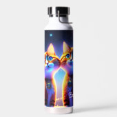 Kat-stel onder de sterrenhemel - waterfles (Links)