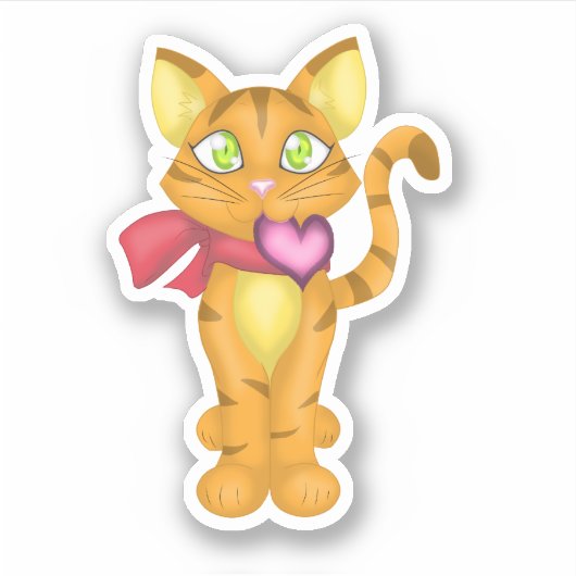 Kat Sticker (Voorkant)