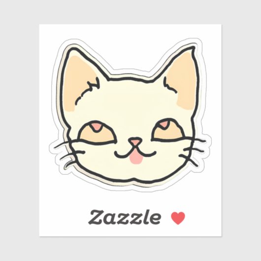 Kat sticker (Vel)