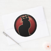 Kat Stickers Leuke Halloween Kat Kat Liefhebber St (Envelop)