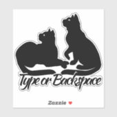 Kat Stickers Persoonlijke Kat Decalen (Vel)