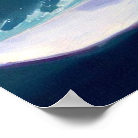 Kat Surfing Poster (Hoek)