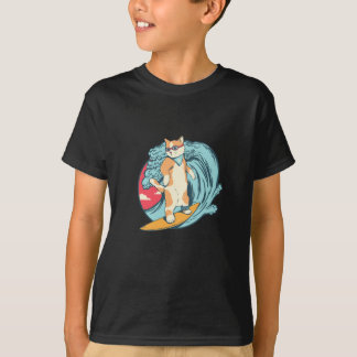 Kat Surfing T-shirt