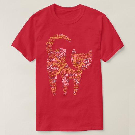 kat t-shirt (Design voorkant)