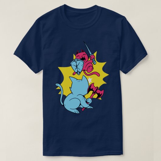 kat t-shirt (Design voorkant)