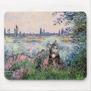 Kat (Tabby 2) - Aan de Seine Muismat